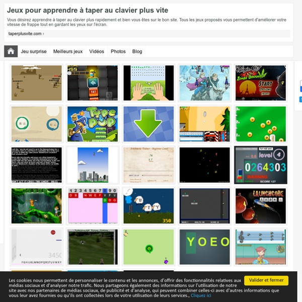 Jeux pour apprendre à taper au clavier plus vite