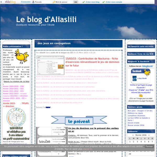 Des jeux en conjugaison