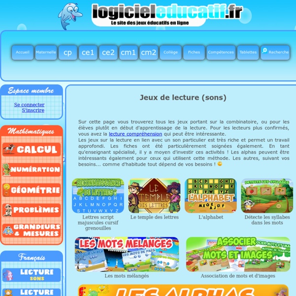 Activités éducatives interactives - Logicieléducatif