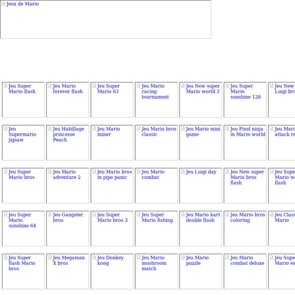 JEUX DE MARIO GRATUIT