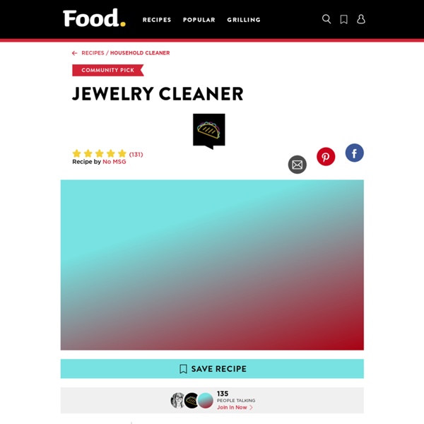 Jewelry Cleaner Recipe - Food.com - 180133