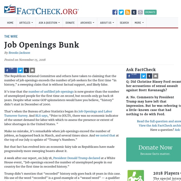 Job Openings Bunk