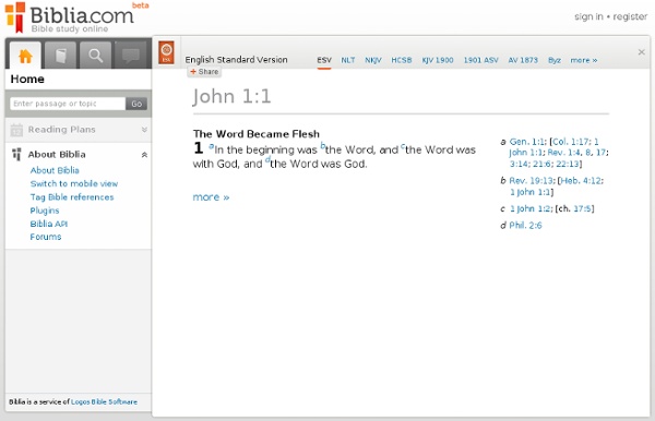 Bible.Logos.com - Online Bibles for your Bible Study