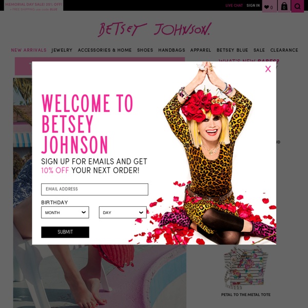 Betsey Johnson - dresses, apparel, and accessories from the iconic American fashion designer.