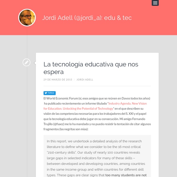 El sitio en la red de Jordi Adell
