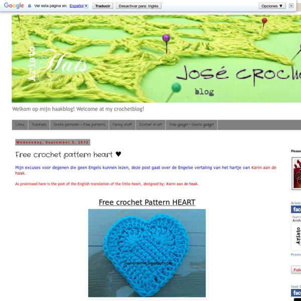 Free crochet pattern heart ♥