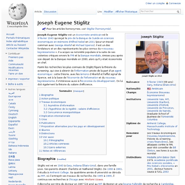 Joseph Eugene Stiglitz