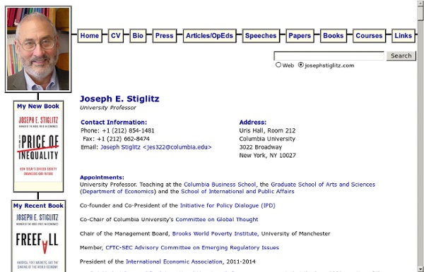 Josephstiglitz.com