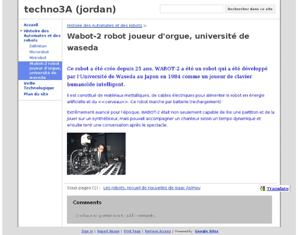 Wabot-2 robot joueur d'orgue, université de waseda - techno3A (jordan)