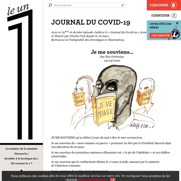 Le 1 - Journal du covid-19