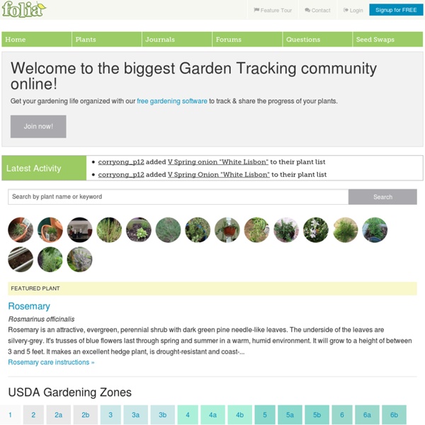 Free garden journal and gardening organizer