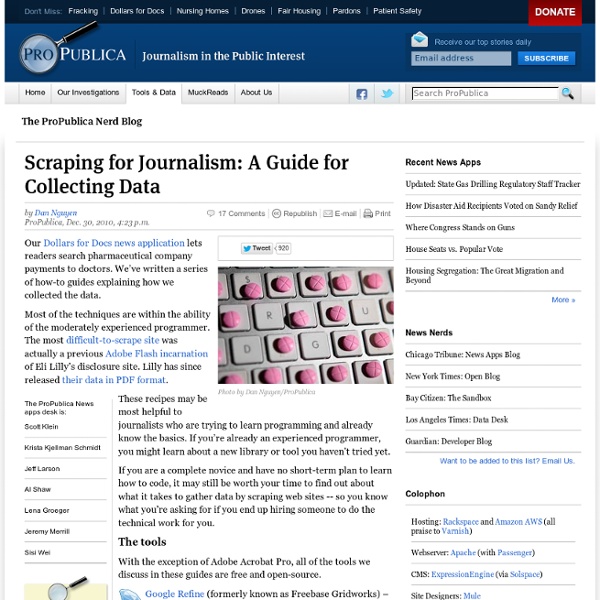 Scraping for Journalism: A Guide for Collecting Data