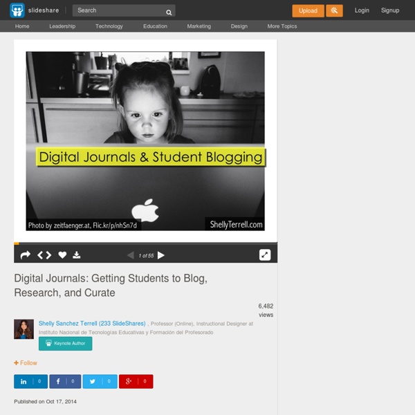 Digital Journals: Getting Students to Blog, Research, and Curate