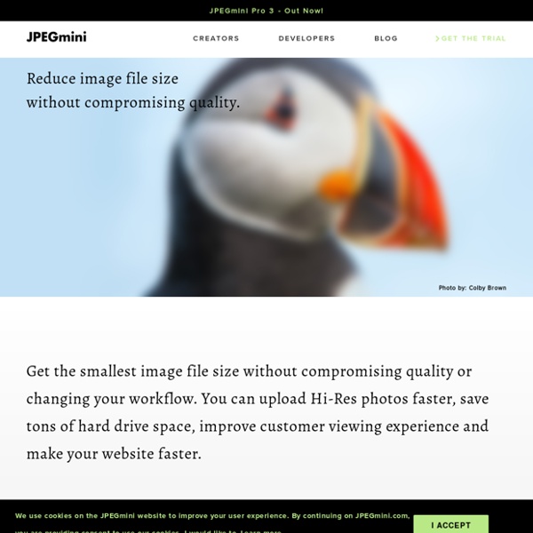 WEB - Images - Photos : JPEGmini - Reduce image size by up to 80%, without compromising quality