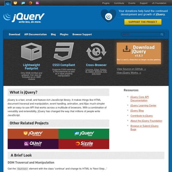jQuery Tutorial - Try jQuery