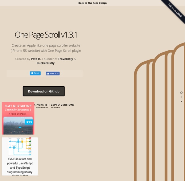 jQuery One Page Scroll by Pete R.