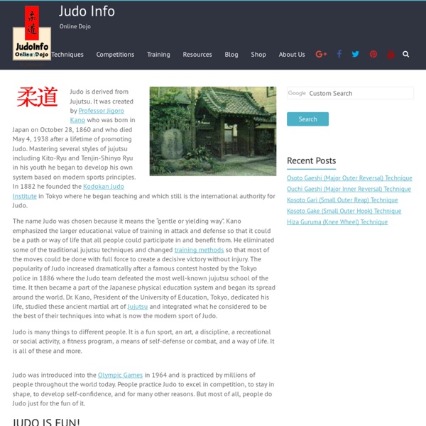 The original Judo Information Site