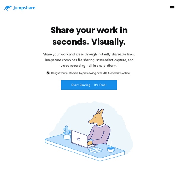 Jumpshare - Transfer files quickly and view them online