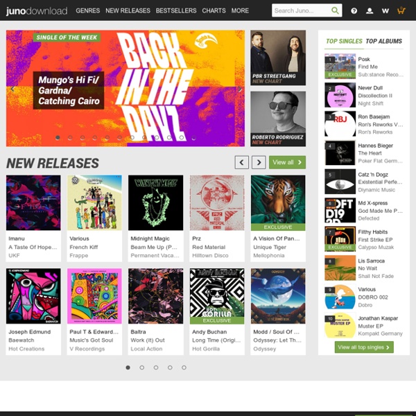 Dance Downloads, MP3 & WAV Music Tracks at Juno Download