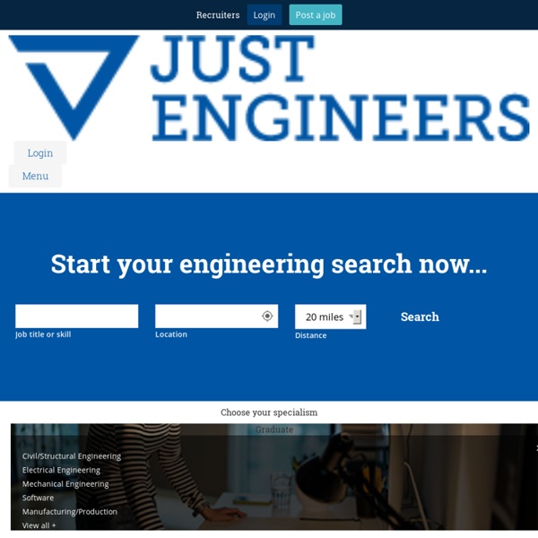 JustEngineers- Engineer jobs search