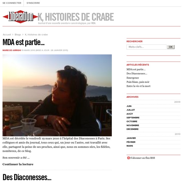 K, histoires de crabe