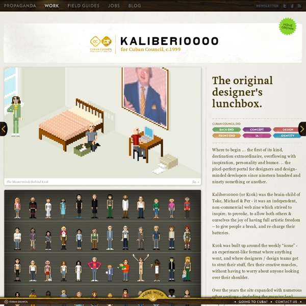 Kaliber10000 { The Designers' Lunchbox ™ }