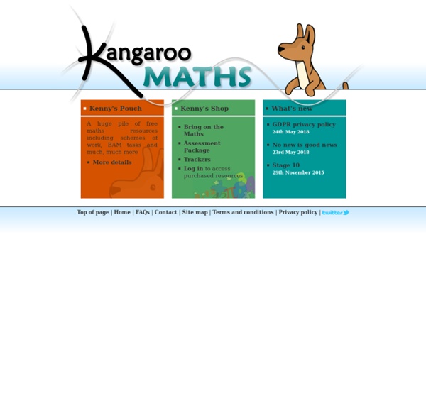 Kangaroo Maths