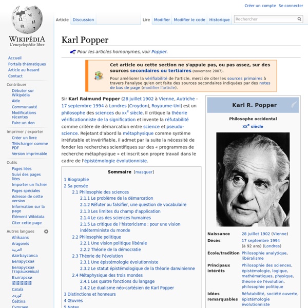 Karl Popper - Wikipédia