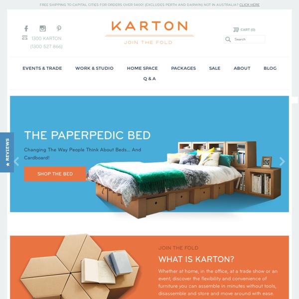 Karton Group · Welcome · Cardboard Furniture
