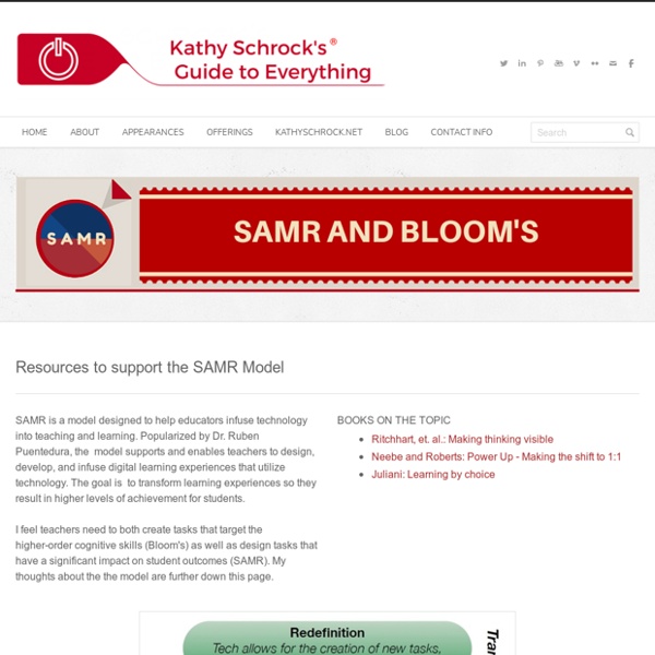 SAMR - Kathy Schrock's Guide to Everything