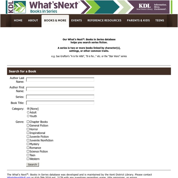 KDL What's Next® Database