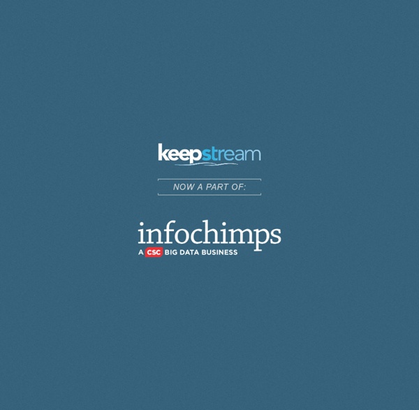 Keepstream - Collect, organize, and share the best of the web.