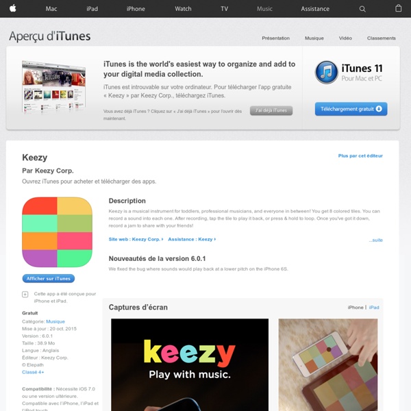 Keezy dans l’App Store