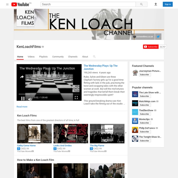 KenLoachFilms : films de Ken Loach en visionnage libre