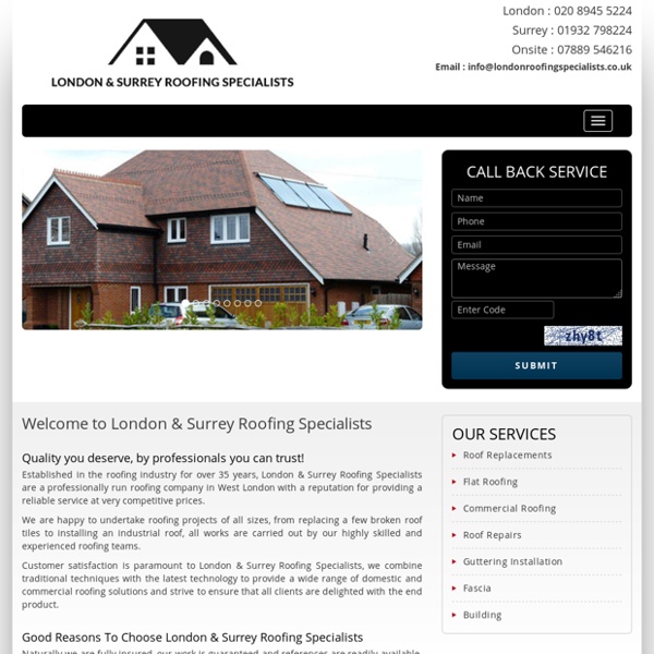 Roofing Fulham