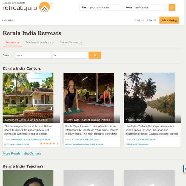 Kerala India events - Retreat Guru