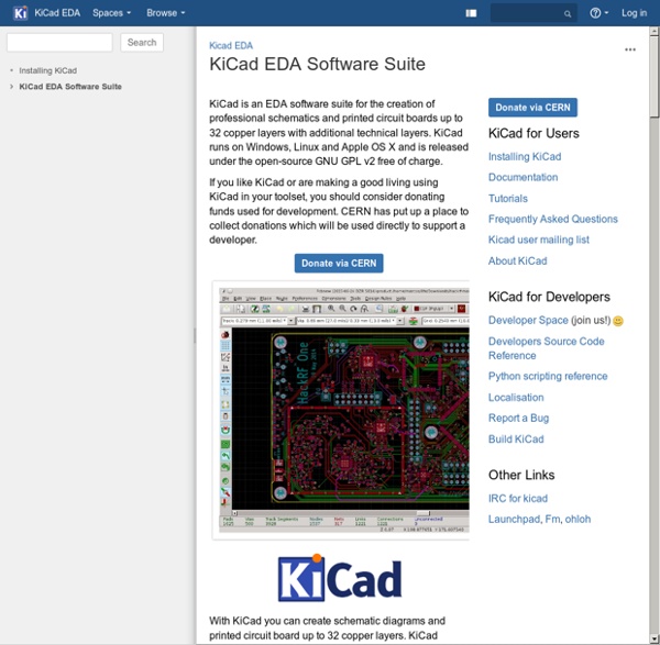 KiCad EDA Software Suite - Kicad EDA - KiCad EDA