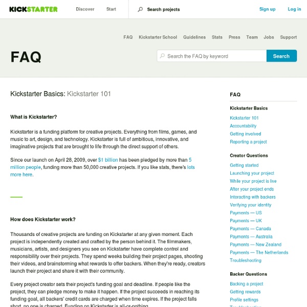 Basics » Frequently Asked Questions (FAQ)