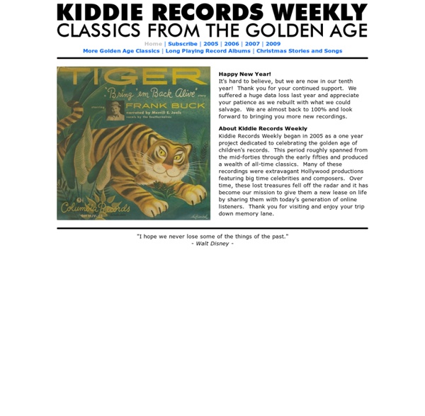 Kiddie Records Weekly