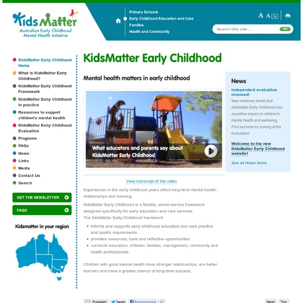 KidsMatter Early Childhood