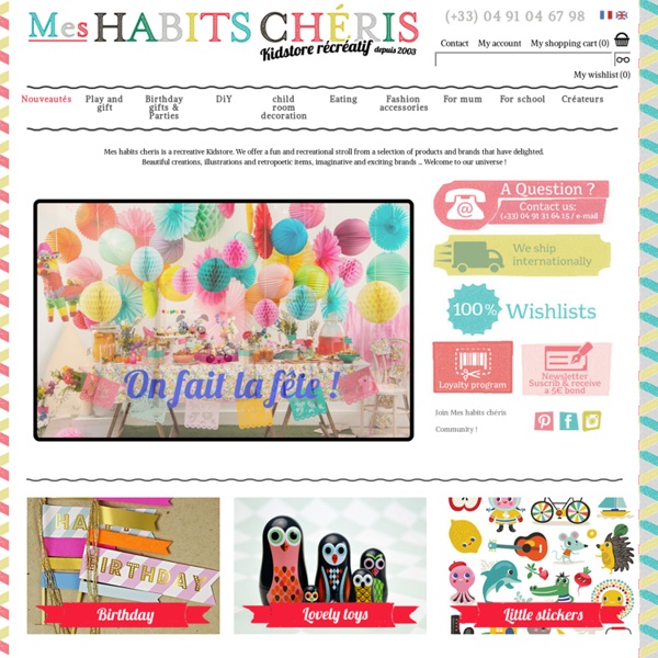 Mes Habits Chéris - kidstore Récréatif - Décoration enfant