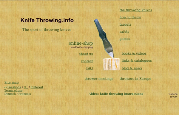 Knife Throwing.info - The sport of throwing knives.