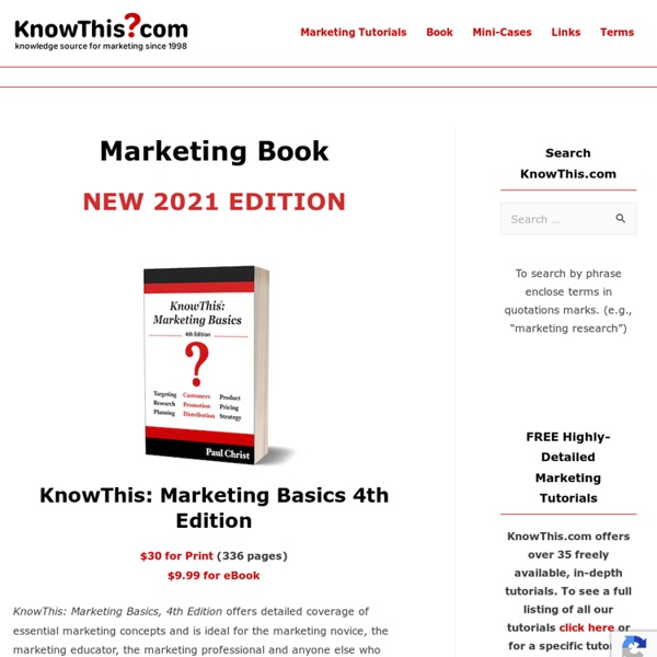 KnowThis.com: Marketing Tutorials, News, How-to and More