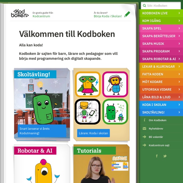 Kom igång med programmering – Kodboken