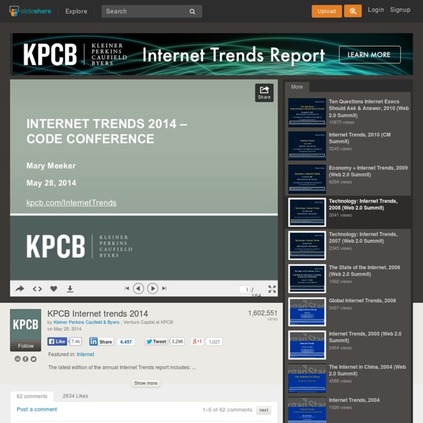 KPCB Internet trends 2014