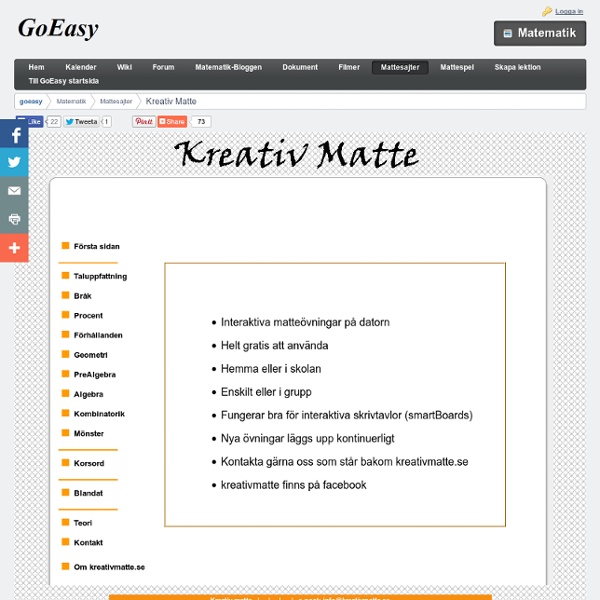 Kreativ Matte - goeasy