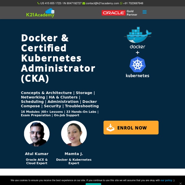 Kubernetes and Docker Training