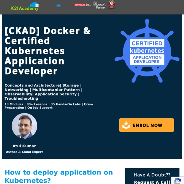 Kubernetes and Docker training