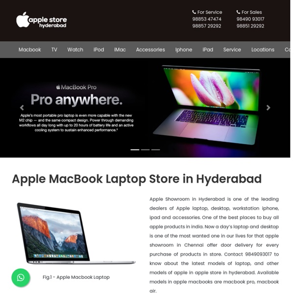 Apple MacBook air laptop service center in hyderabad