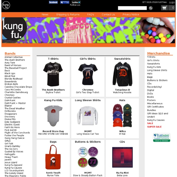 Kung Fu Nation Music Merchandise - StumbleUpon